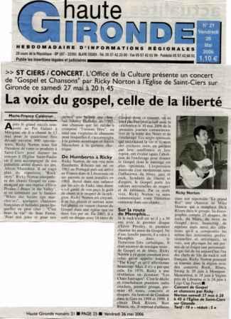 st ciers haute gironde concert site