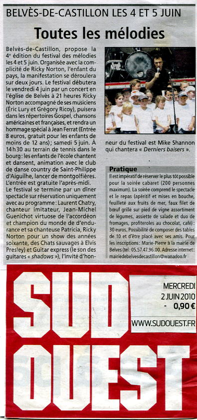 sud ouest 2 juin 10