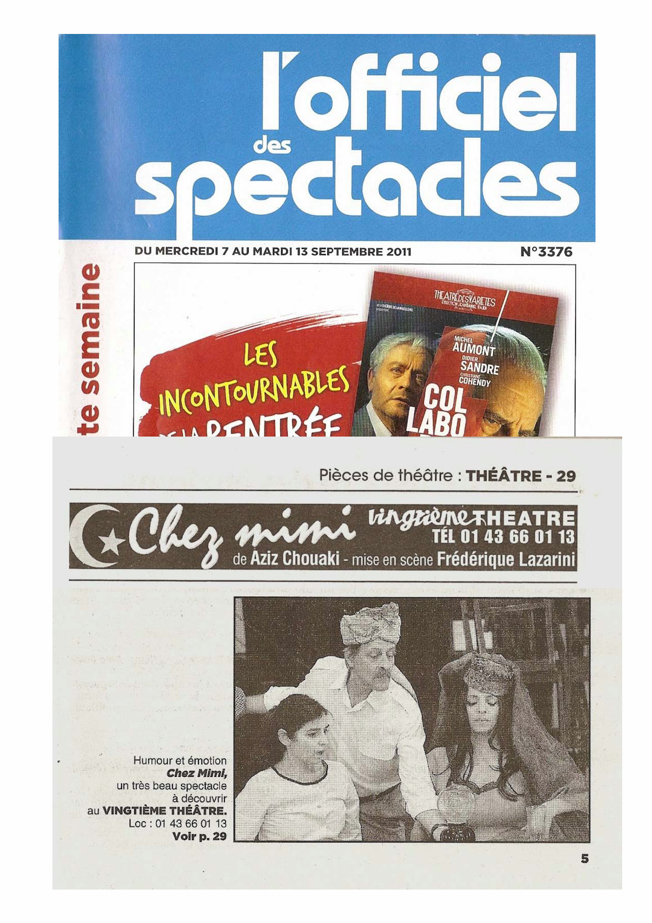 officiel spectacle 3376